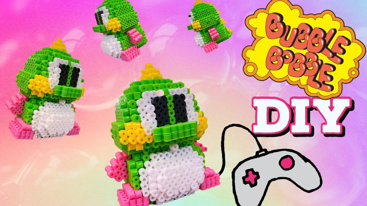 Bubble Bobble 1000+ Subscribers Specials | 3D Perler Beads Tutorial