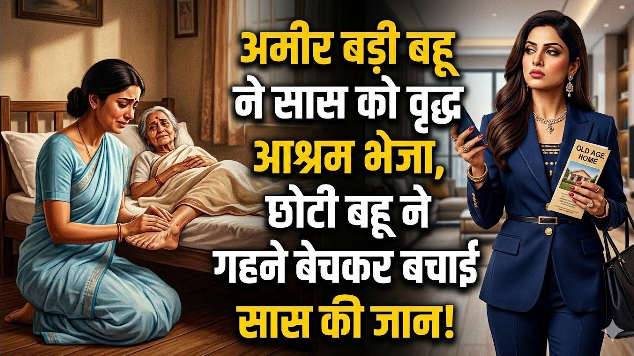 अमीर बहू की साजिश और गरीब बहू का त्याग: दिल छू लेने वाली कहानी। Emotional Moral Story |