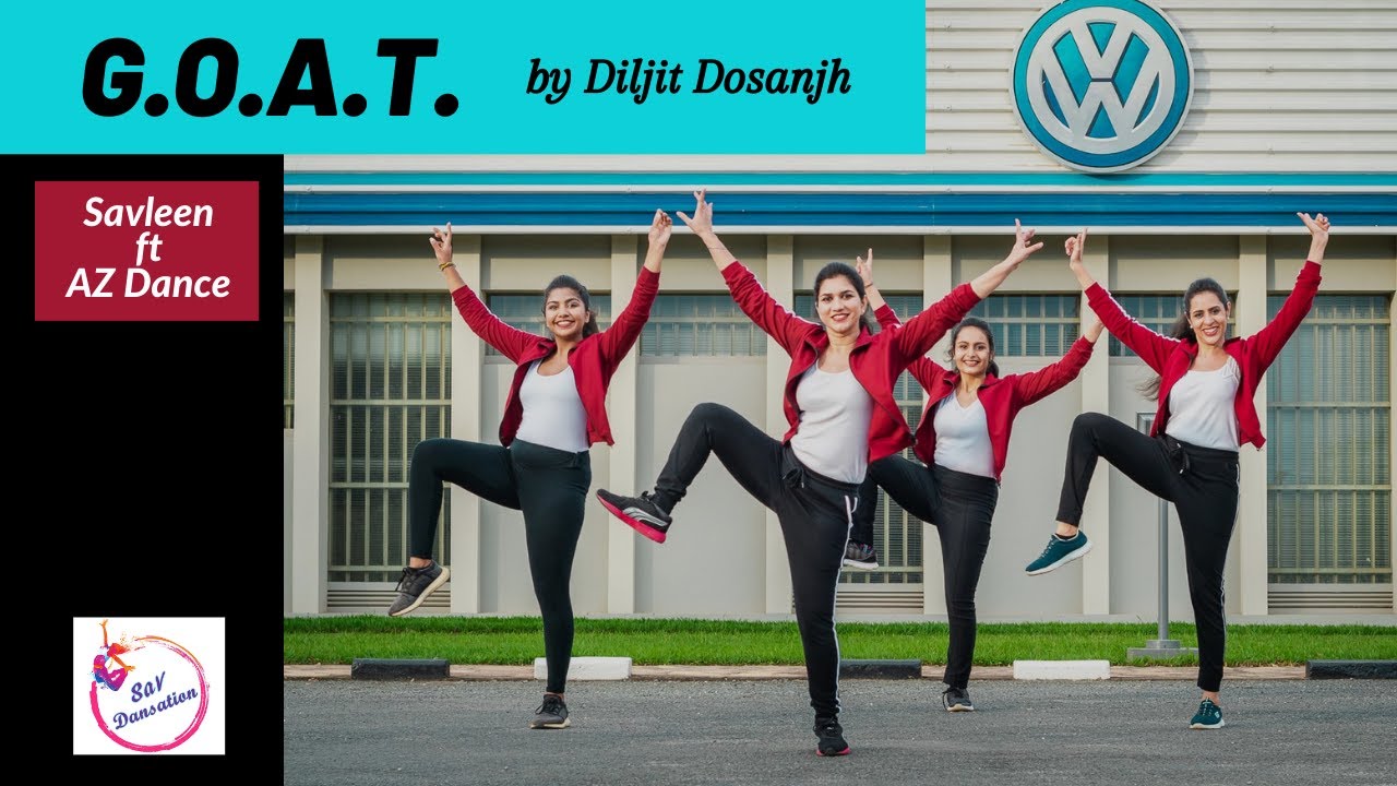 G.O.A.T | Diljit Dosanjh | Bhangra Cover | Savleen Ft. Az Dance ... Sav Dansation