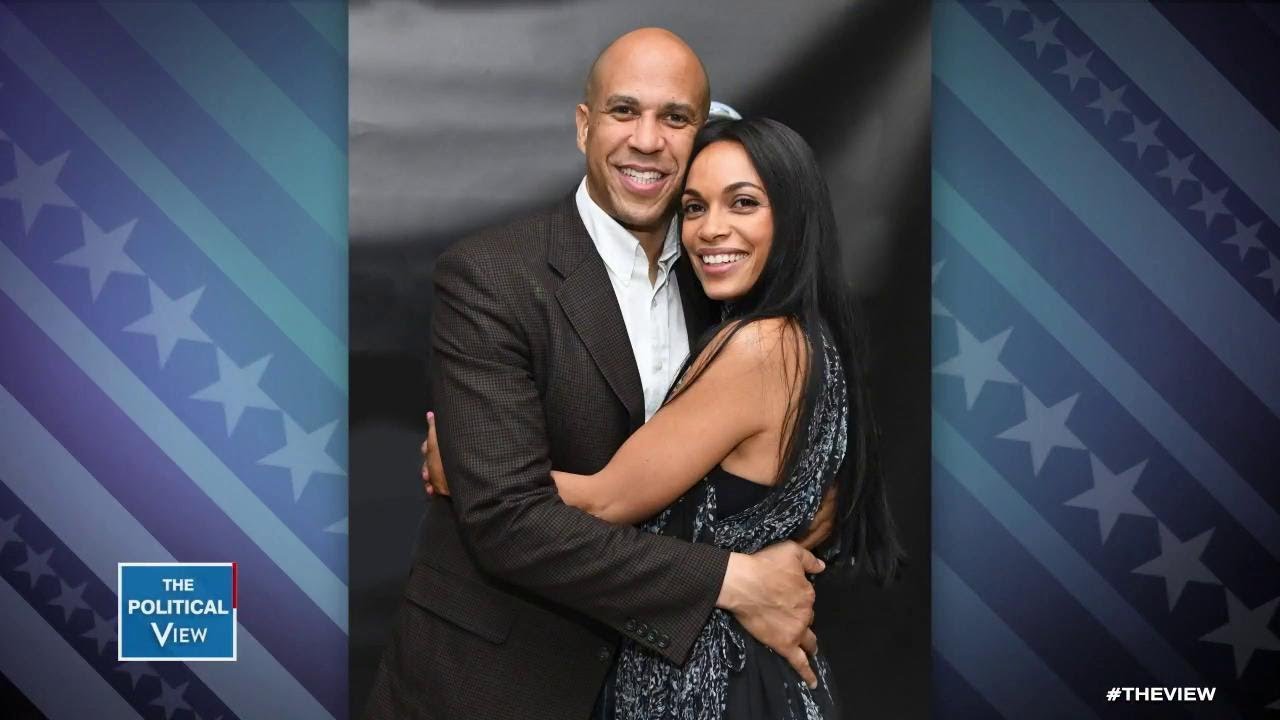 Cory Booker & Rosario Dawson Celebrate One Year Anniversary | The View