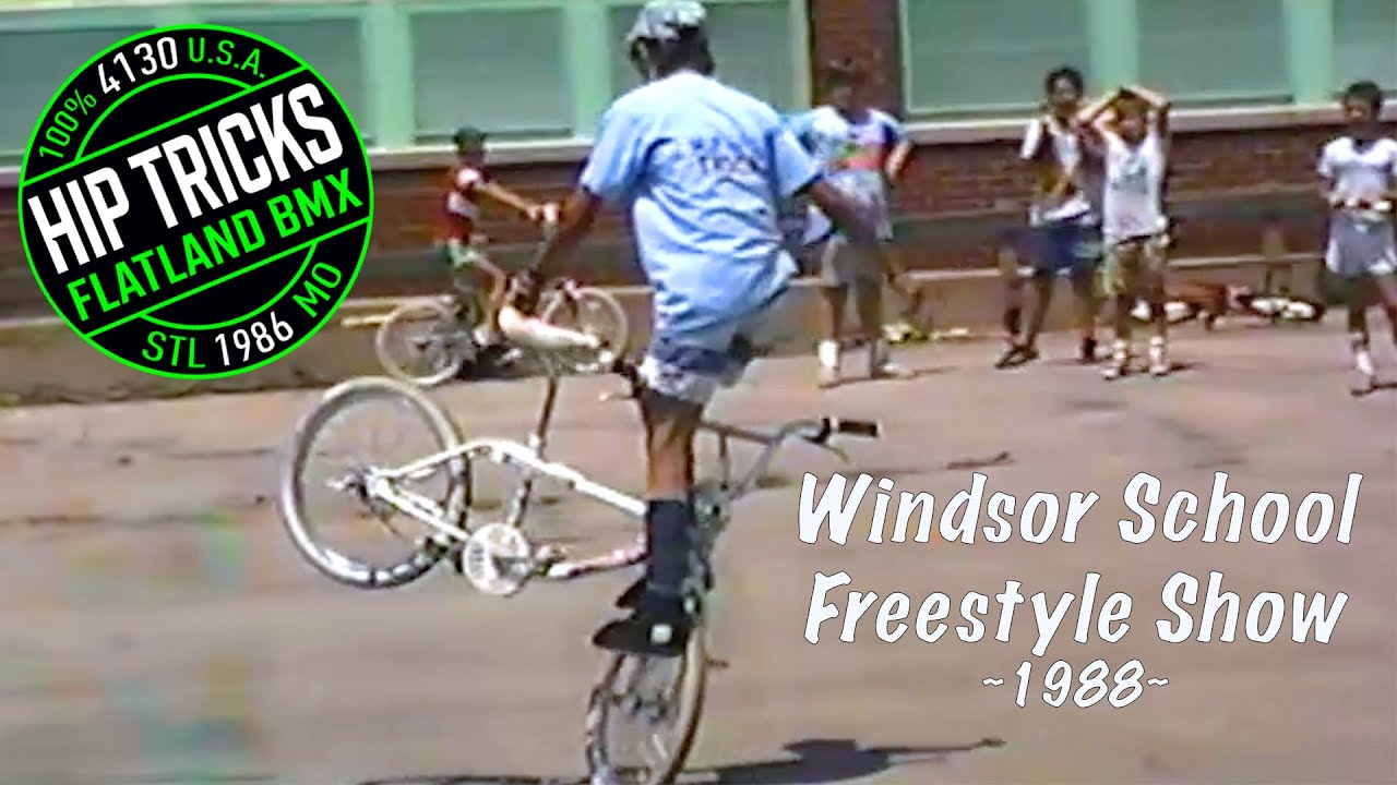 Team Hip Tricks Windsor School Freestyle Show 1988 (Old School BMX Freestyle)