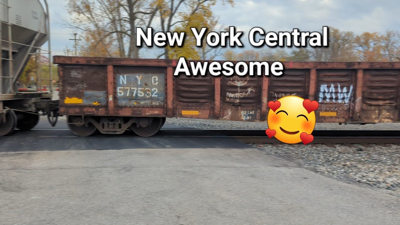 A Heavy CSX Mixed Freight Train Runs over my GoPro