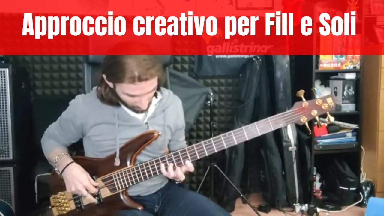 Lezione di basso online | Fill e Soli | Approccio creativo tra scale e ritmo