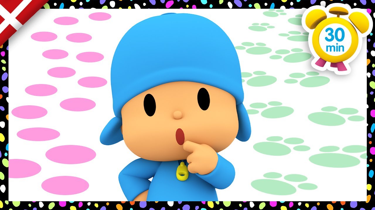 Halloween-Tegnefilm for Børn - Mystiske Fodspor!  | POCOYO på Dansk | Sjove tegnefilm for børn