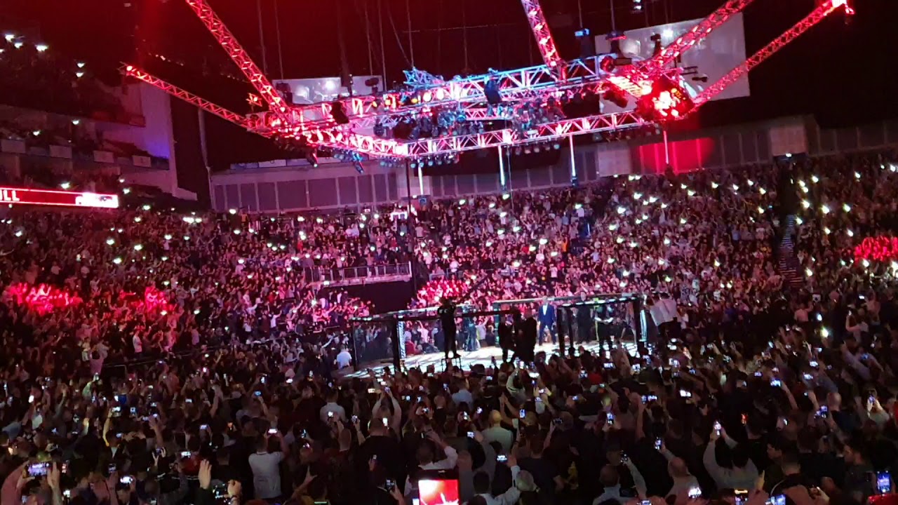 Darren till Walkout o2 arena UFC London Sweet Caroline