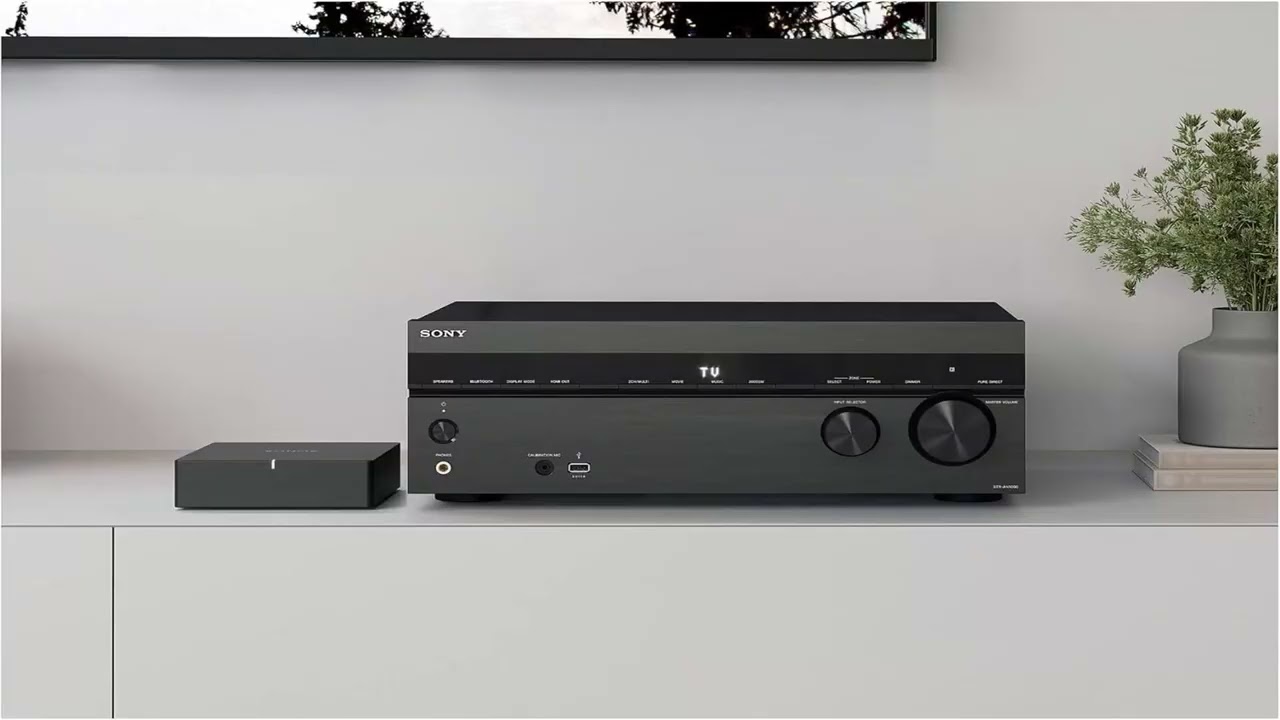 Обзор AV-ресивера Sony STR-AN1000 7.2 CH Surround Sound для домашнего кинотеатра с разрешением 8K.