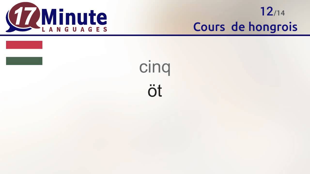 Cours  de hongrois gratuit (vid&eacute;o)