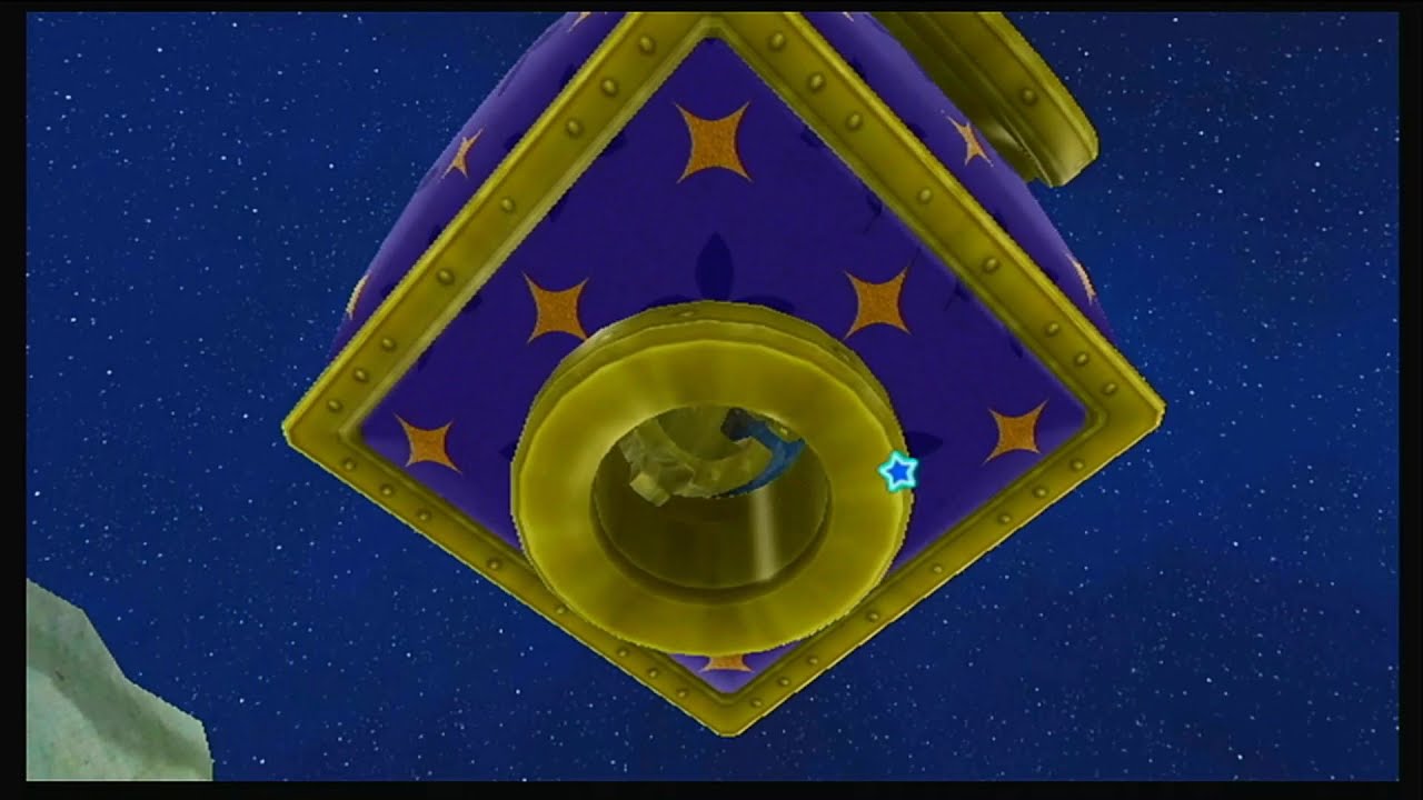 Super Mario Galaxy | Deep Dark Galaxy Secret Star | As Luigi