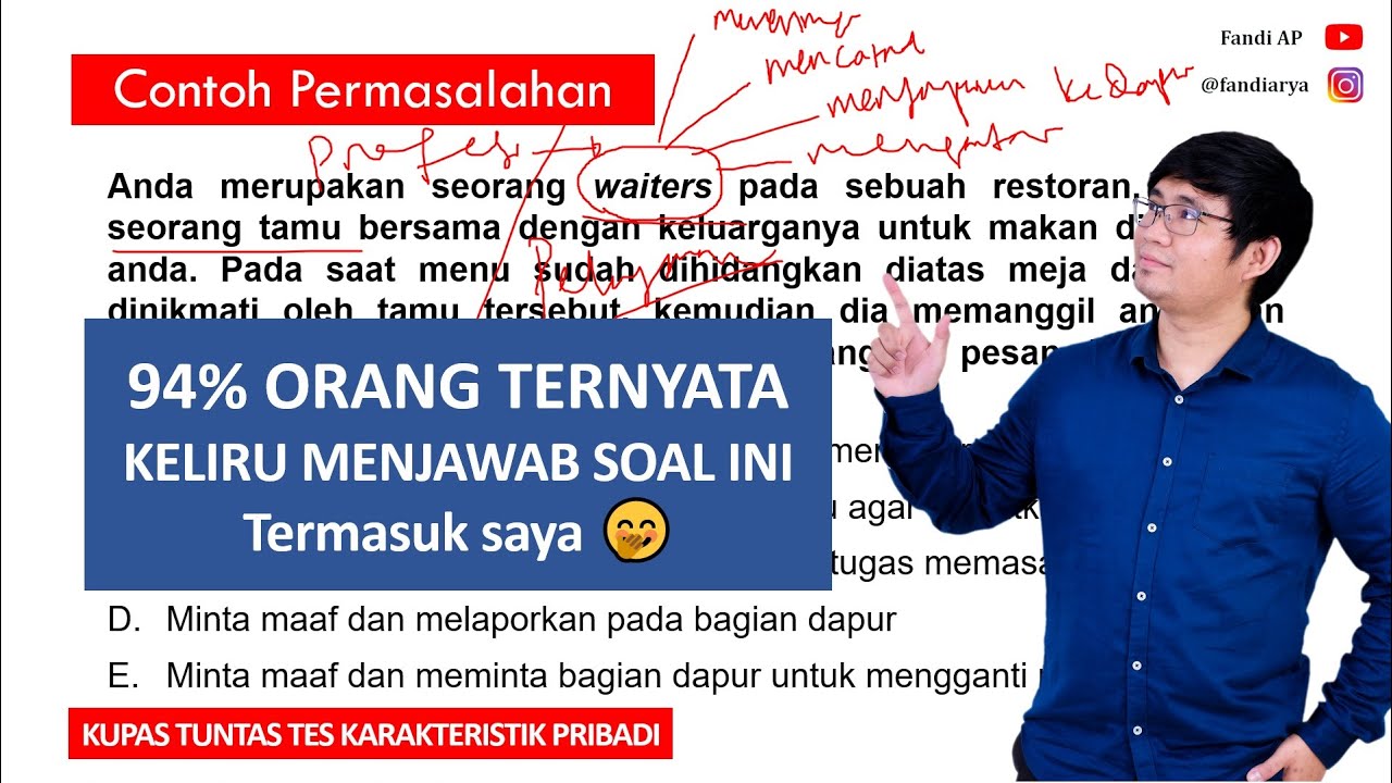 TRIK JITU TKP 2021! TERBEBAS DARI JEBAKAN BETMEN [TES KARAKTERISTIK PRIBADI CPNS 2021]