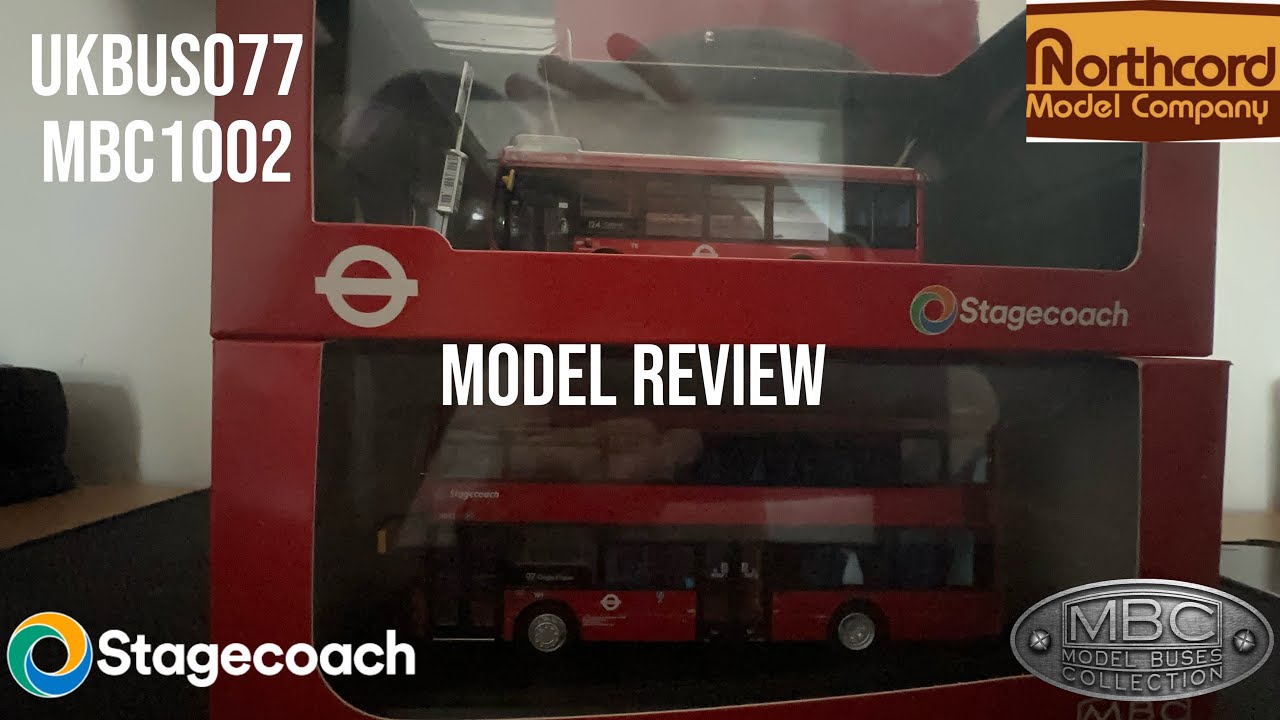 MBC 1002 & UKBUS 0077 bus model review | Stagecoach London Omnicity & Enviro 200!