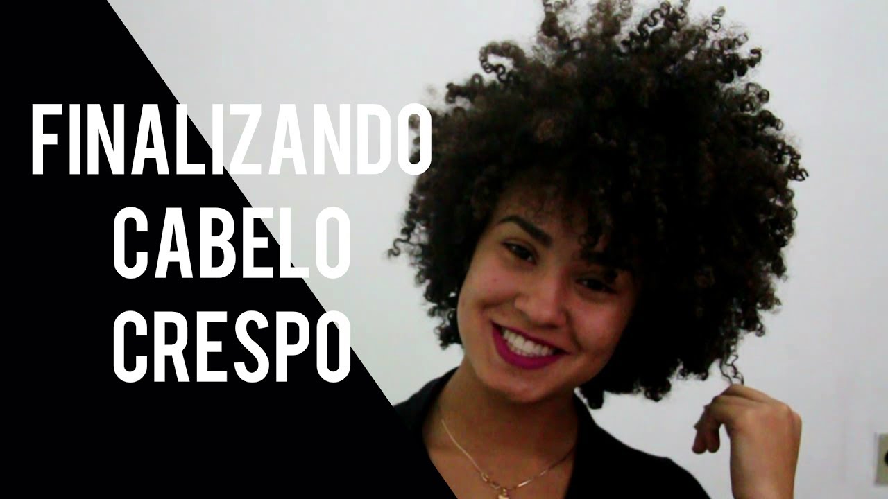 COMO FINALIZAR CABELO CRESPO