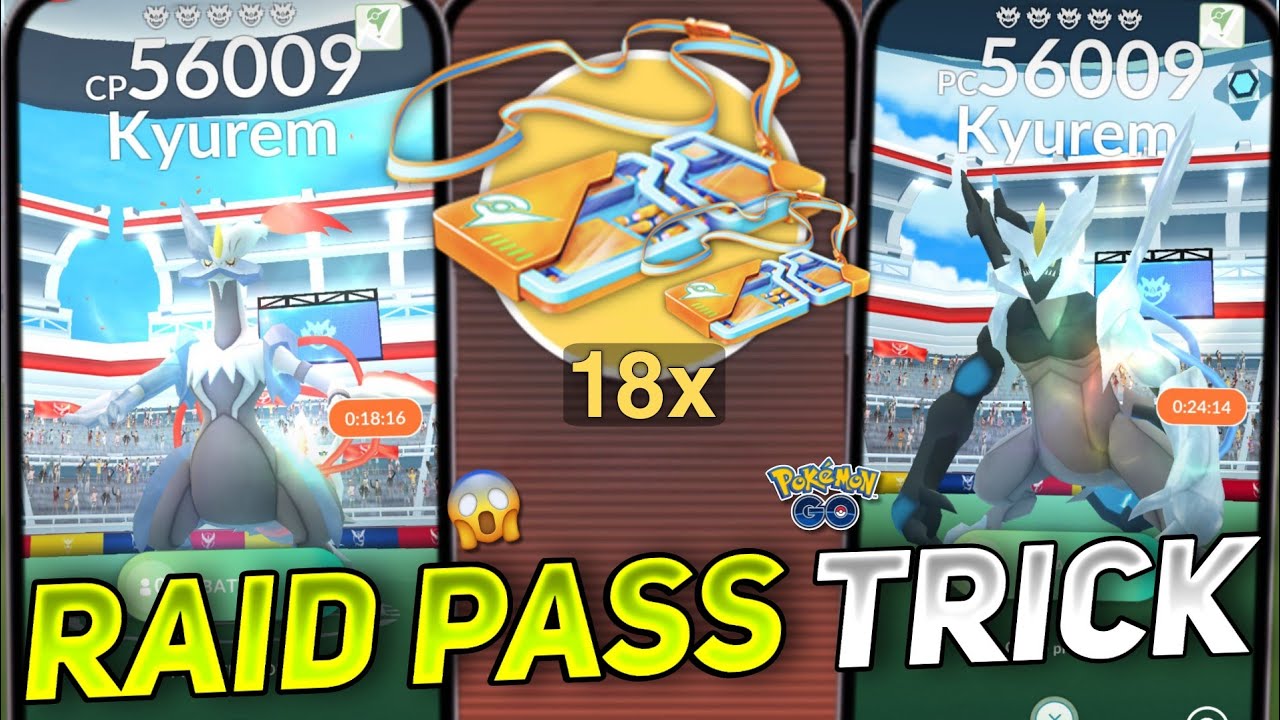 How to Get 18 Free Raid Pass in Pokemon Go 2026 | Kyurem Fusion Raid Day Special Raid Pass Trick