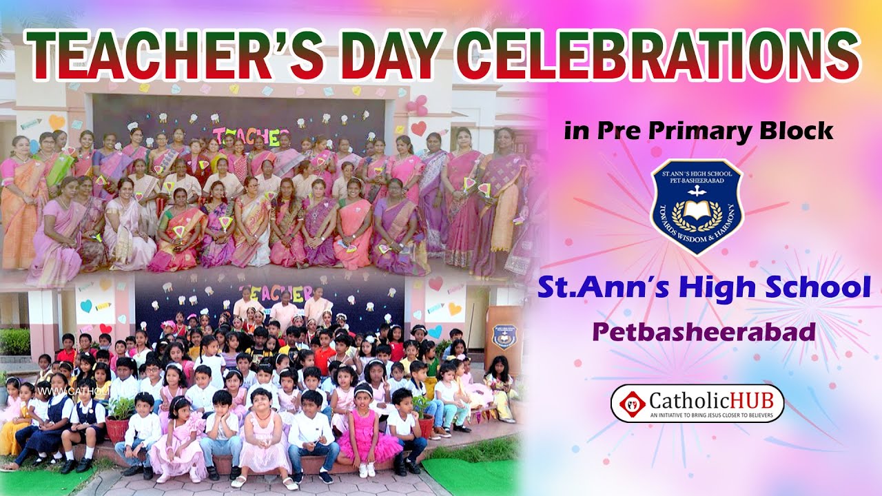 St.Ann's High school Teacher's Day Programme in Pre Primary Block 06-09-2022