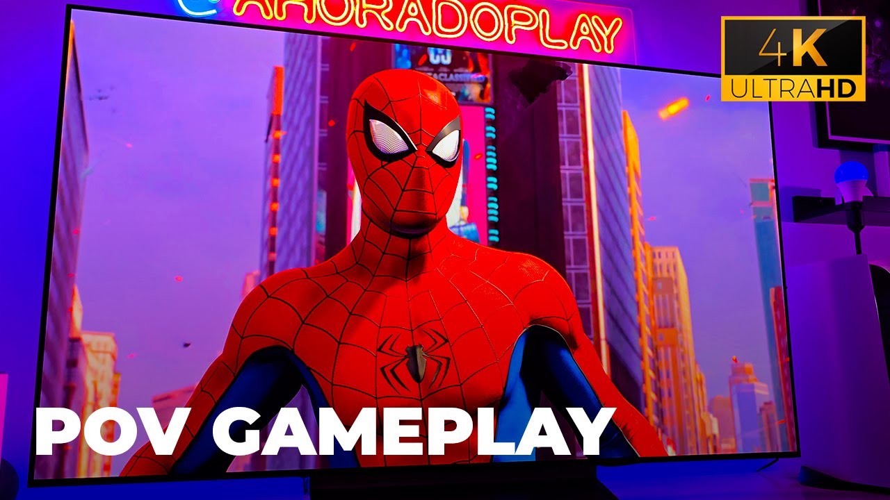 SPIDER-MAN REMASTERED - Início de Gameplay! PS PLUS 2025 | PS5 + LG OLED C3 (4K 120 FPS HDR)