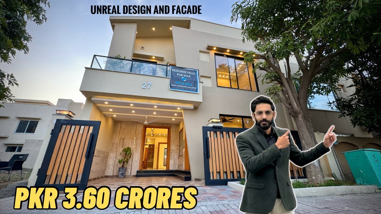 7 Marla Triple Storey Ultra Luxury Designer Brilliance For Sale in Bahria Islamabad