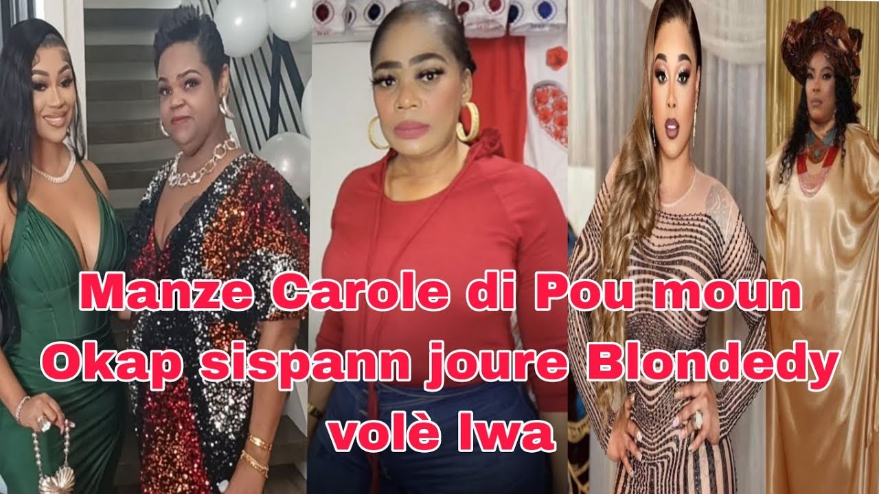 Manze Carole reaji sou fèt Denise lan/Blondedy relel di poul kite boudal an repo/lipa rayi Blondedy 