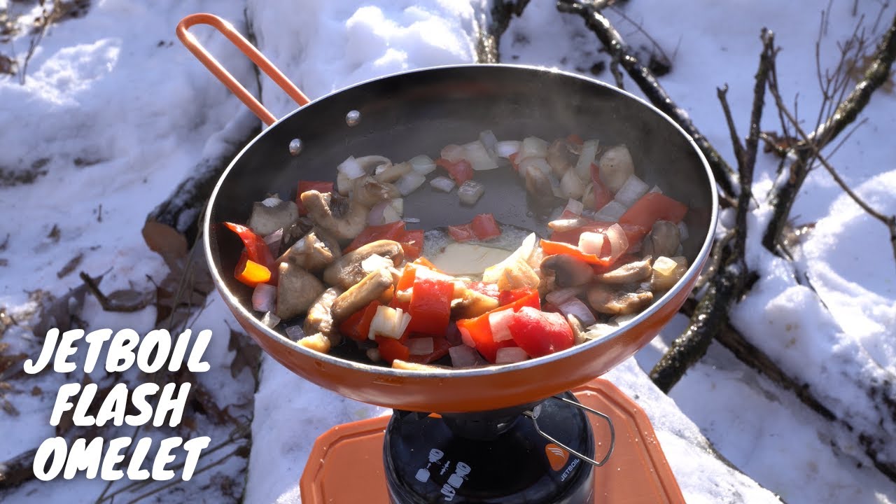 The Best Jetboil Recipe: Three Cheese Sausage & Veggie Omelet