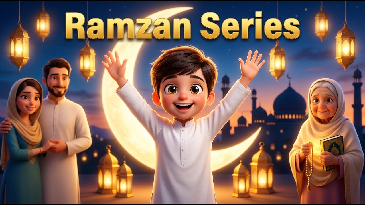 Ramzan Ka Chand Nazir Aa Gaya | Haris Ki Ramadan Series | Episode 2 | #cartoon # ramadan series