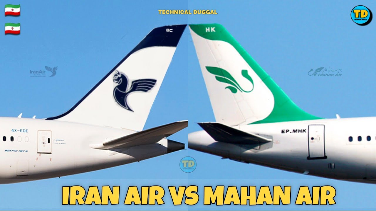 Iran Air Vs Mahan Air Comparison 2024! 🇮🇷 Vs 🇮🇷