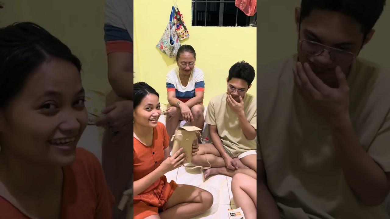 [Vlog]”Gift giving on New Year’s Eve with Challenge on my family” 