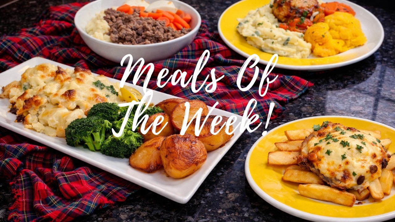 Meals Of The Week Scotland |UK Family dinners | 25th December - 1st of January :)