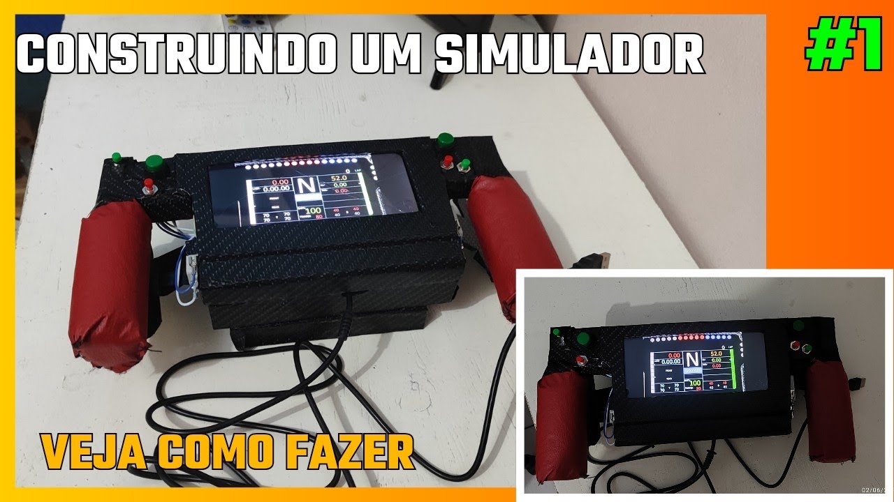 CONSTRUINDO UM SIMULADOR COMPLETO DO ZERO. #1 CONSTRUINDO O VOLANTE  Ep.1