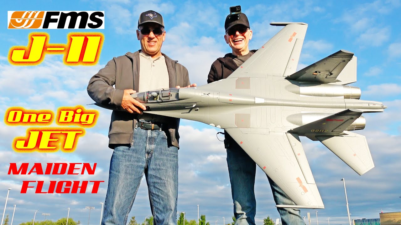 This is One BIG Jet!  FMS J-11 Crazy Maiden Flight