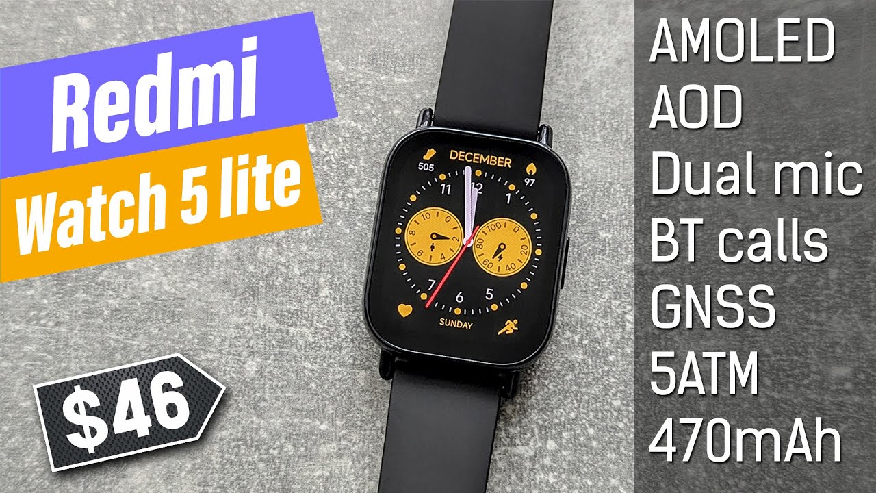 ДЕТАЛЬНО ПРО СМАРТ ГОДИННИК - REDMI WATCH 5 LITE GLOBAL