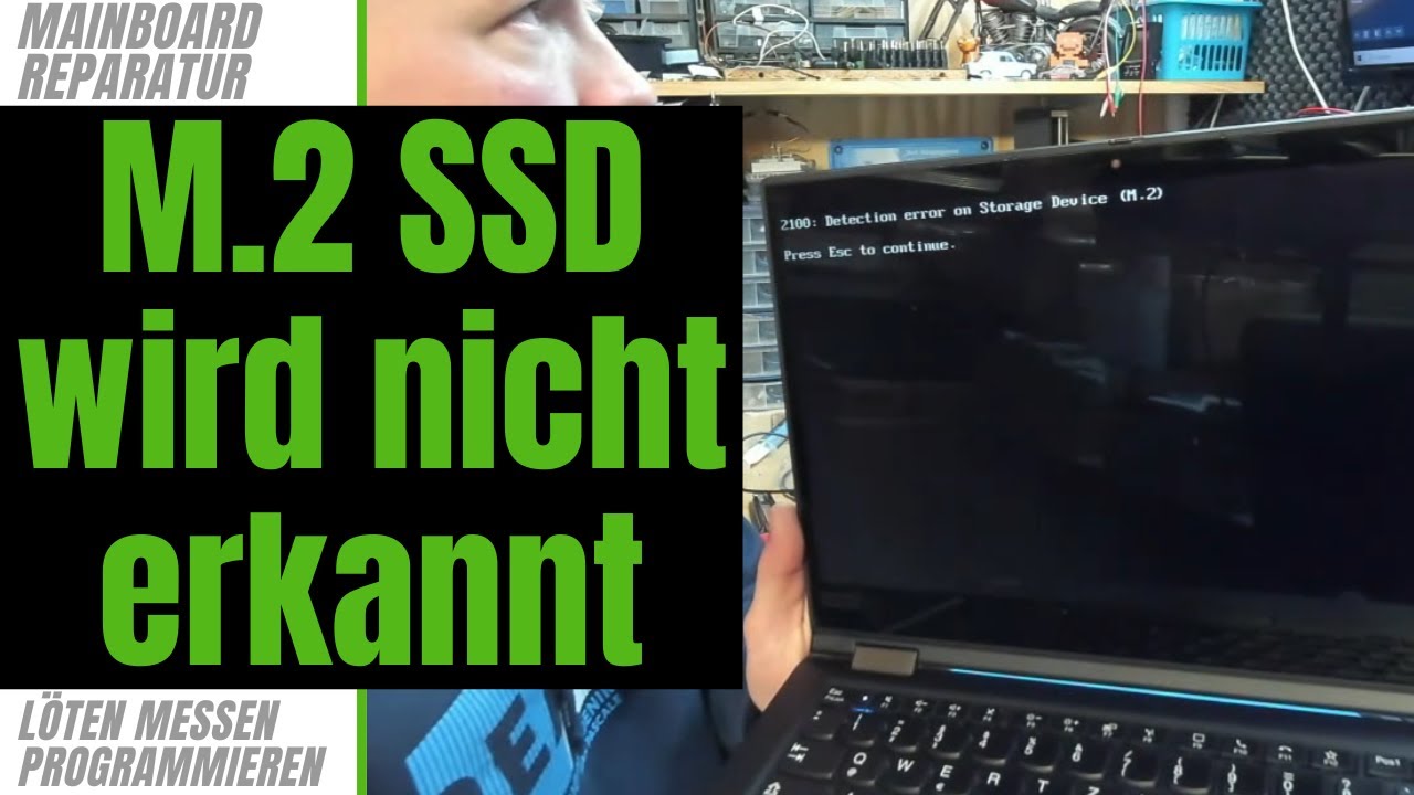2100: Detection error on Storage Device (M.2) Lenovo ThinkPad Yoga x13