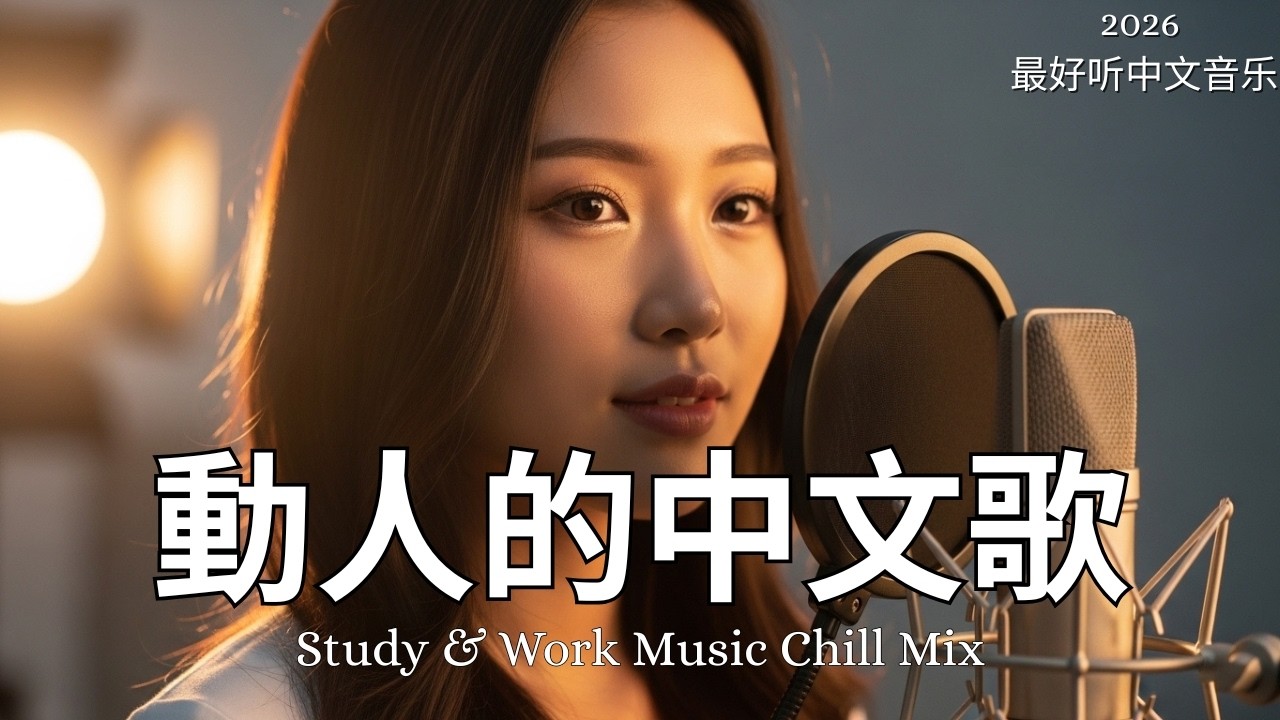 【2026最好聽中文音樂】動人抒情歌單｜讀書、工作與放鬆的絕佳音樂｜温暖寒冬的音乐 Study & Work Music Chill Mix | #BGM #專注讀書 #放鬆工作 #工作音樂 #情歌