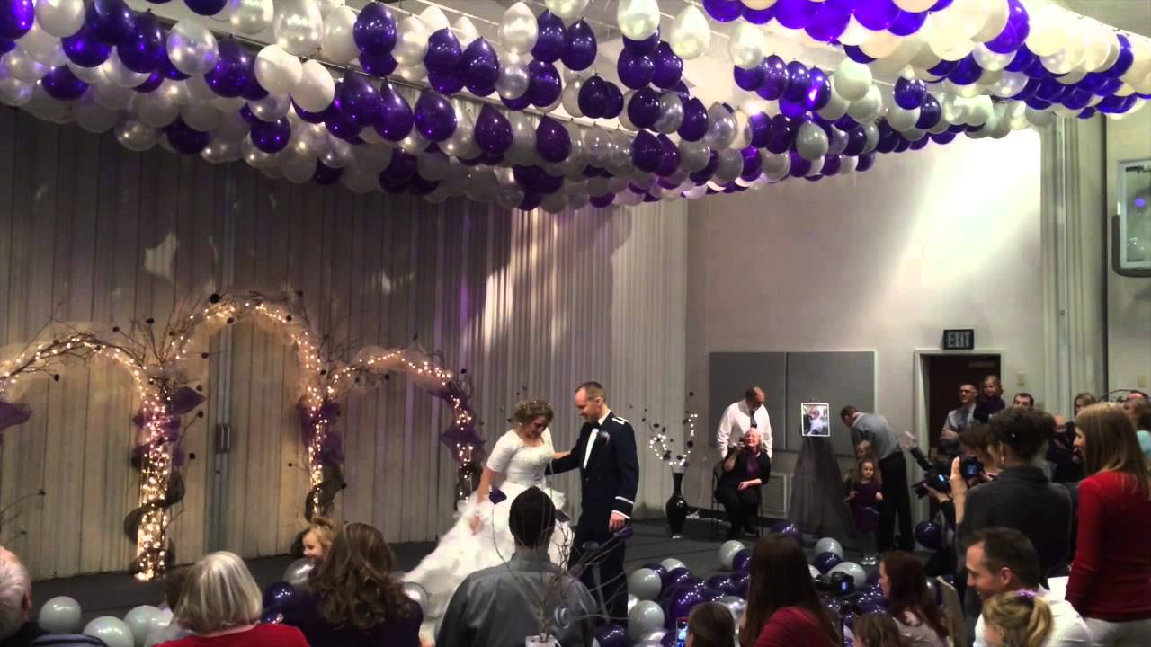 Misti and Aaron's Wedding Reception 2014 Balloon Drop