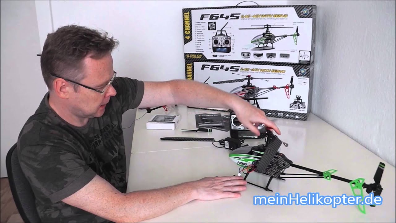 F645 KAMERA HELIKOPTER ★ Modellhubschrauber Bedienungsanleitung deutsch