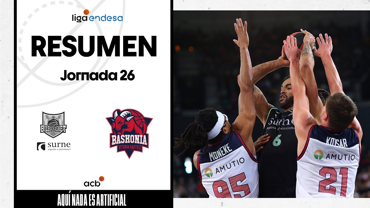 Surne Bilbao Basket - Baskonia (82-80) RESUMEN | Liga Endesa 2023-24