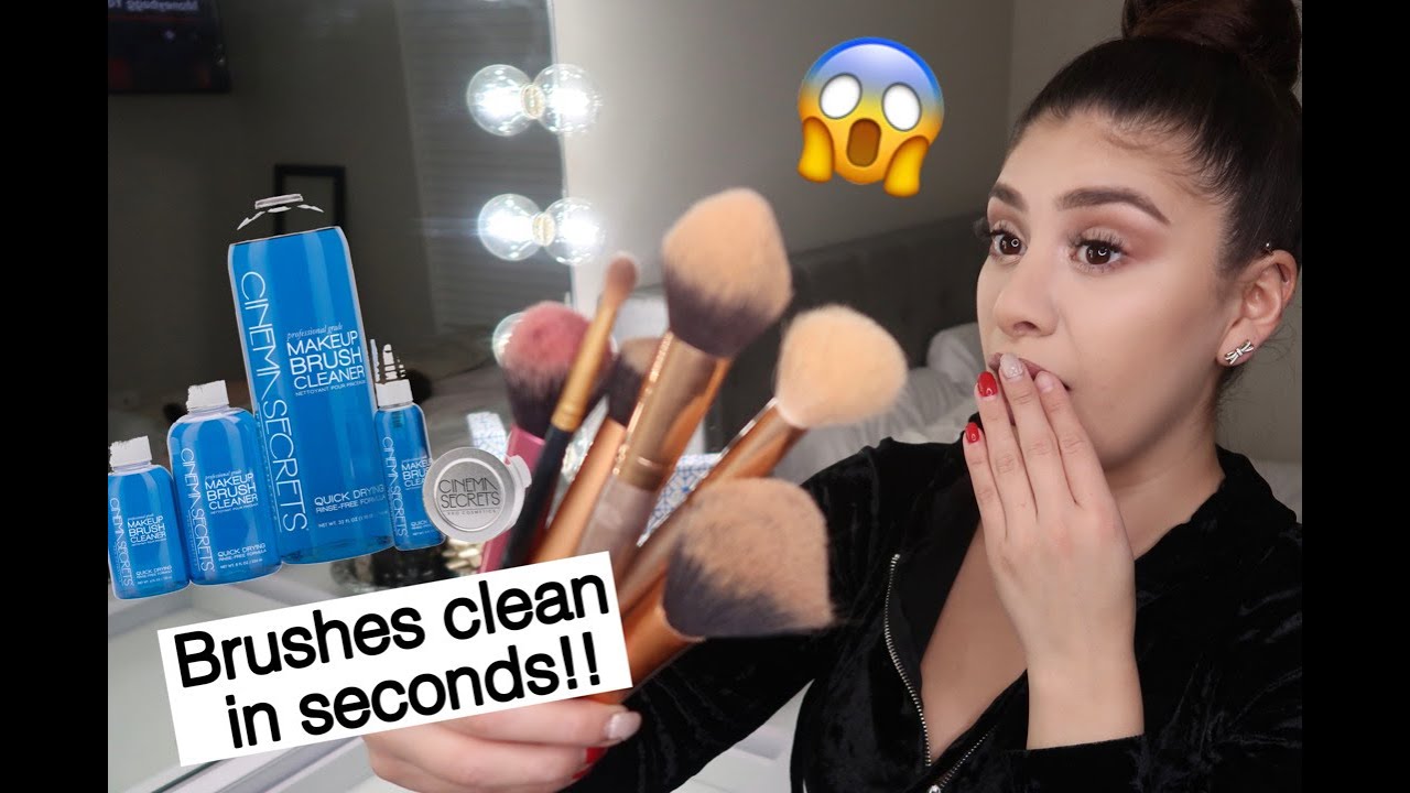 Makeup Brush Cleaning - Cinema Secrets Professional Brush Cleaner
