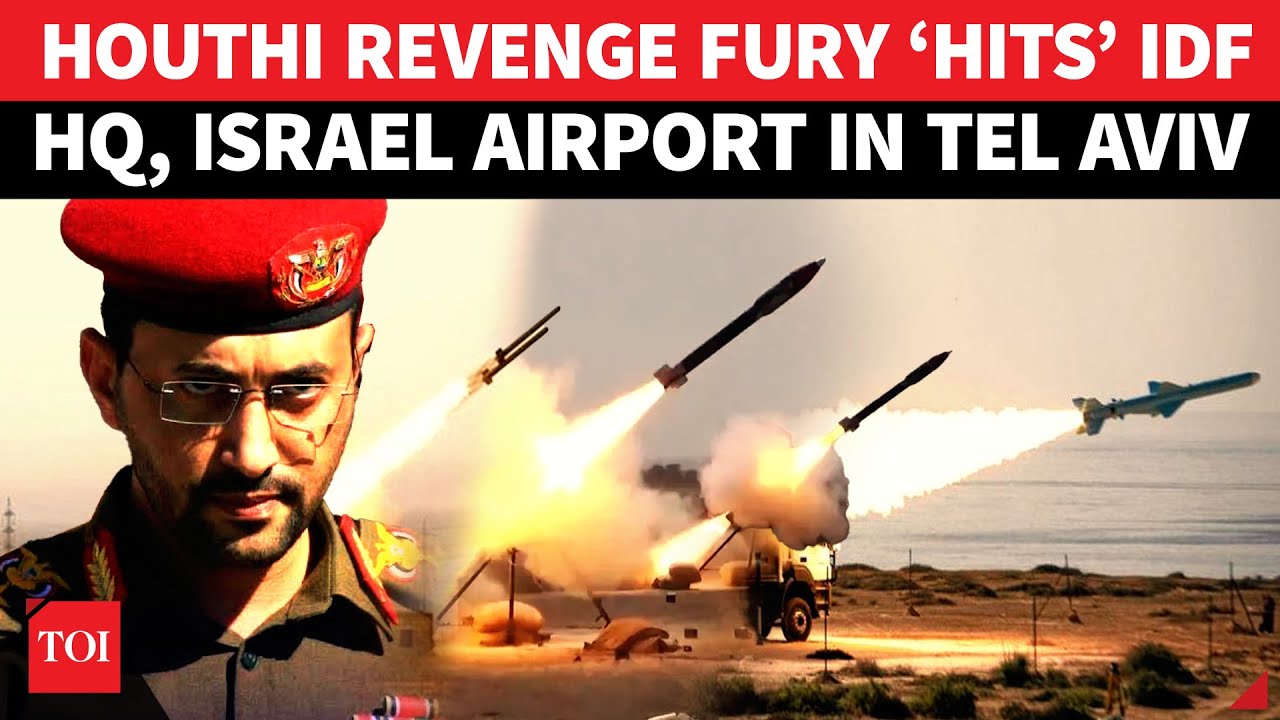 Houthis’ ULTIMATE REVENGE: IDF HQ, Airport In Tel Aviv, ‘Israel-linked’ Ship In Red Sea 'Torched'