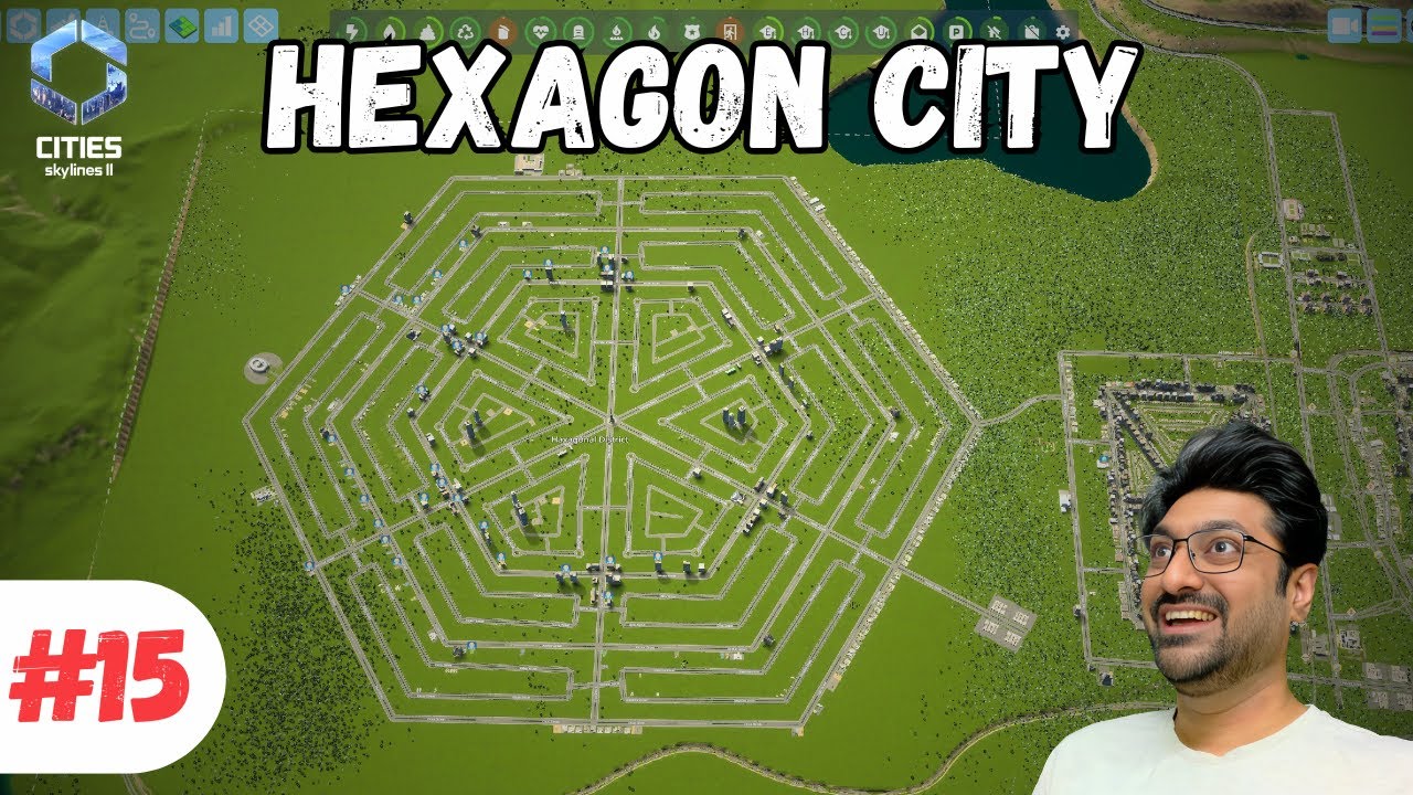 📐 Hexagon City! 🌐 Unique District Layout! | Cities: Skylines 2 | EP 15
