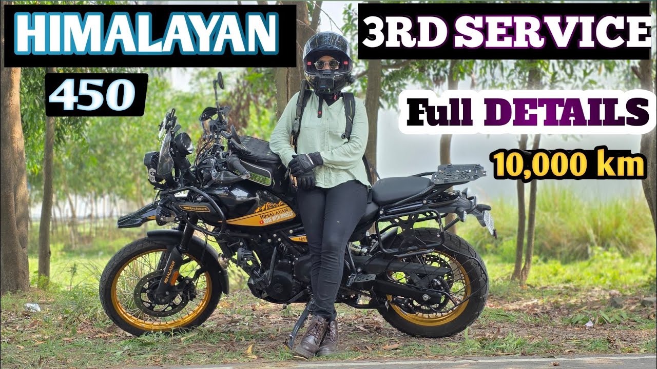 HIMALAYAN 450 3rd service done🤩 | FULL Details | 10,000 km |