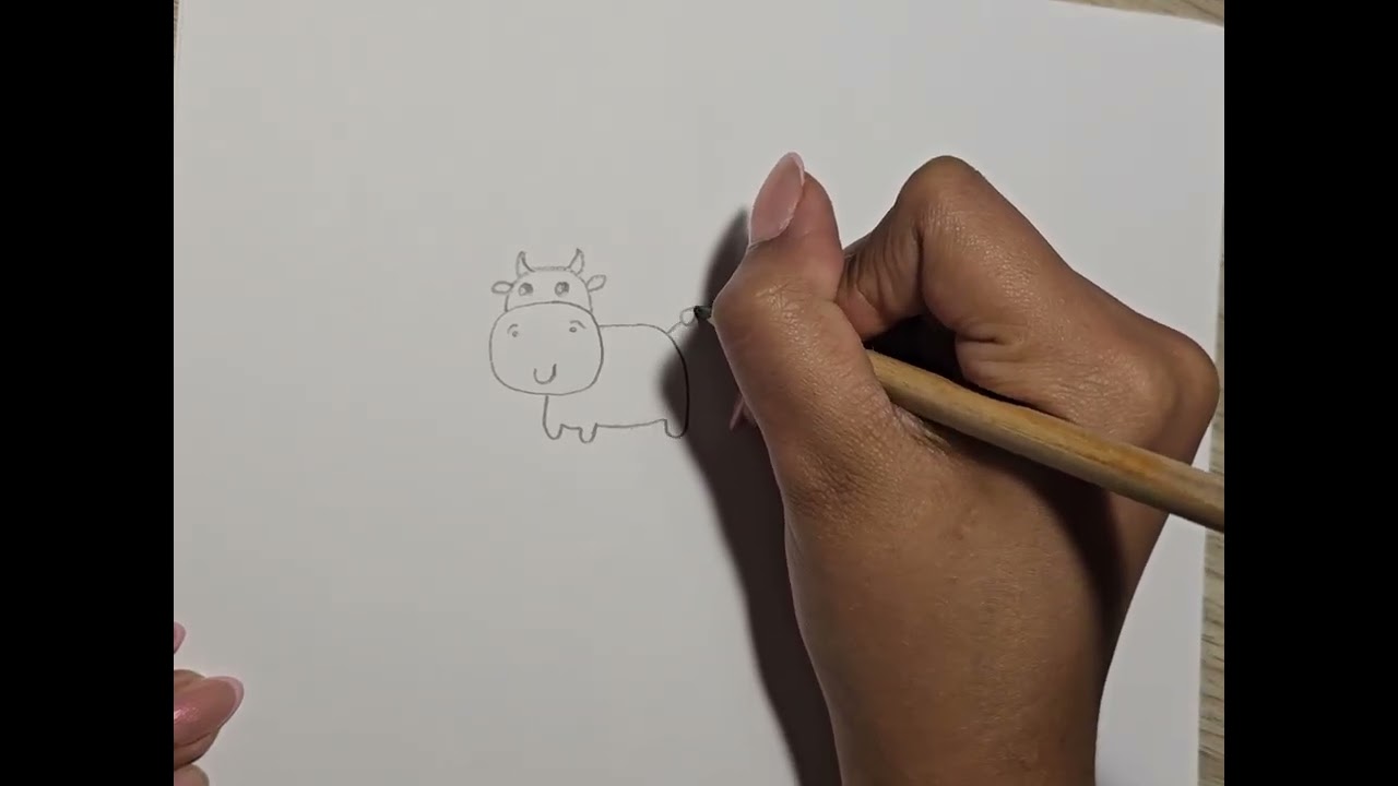 Como dibujar una vaca 