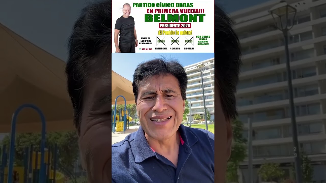 🟢ÁGORA POPULAR DE CHILE POR UNANIMIDAD RESPALDARÁ A RICARDO BELMONT PARA PRESIDENTE.