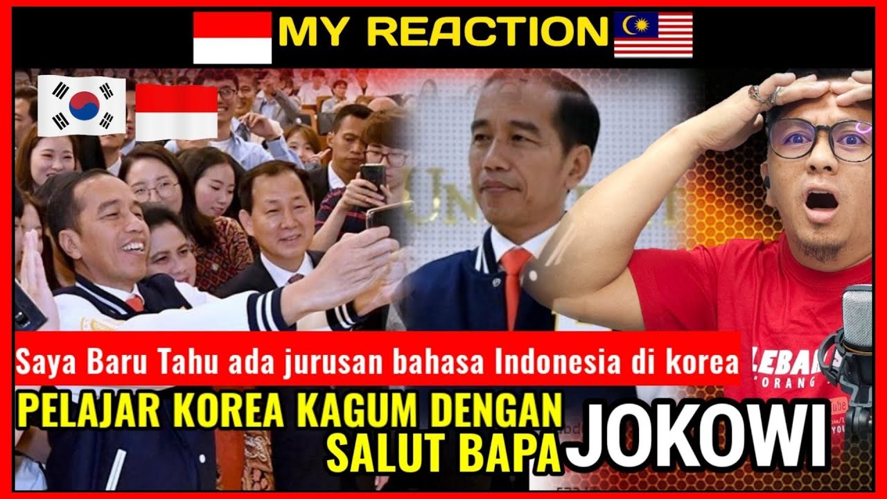 JOKOWI RECEIVES APPLAUSE FROM KOREAN STUDENTS | MALAYSIA REACTION
