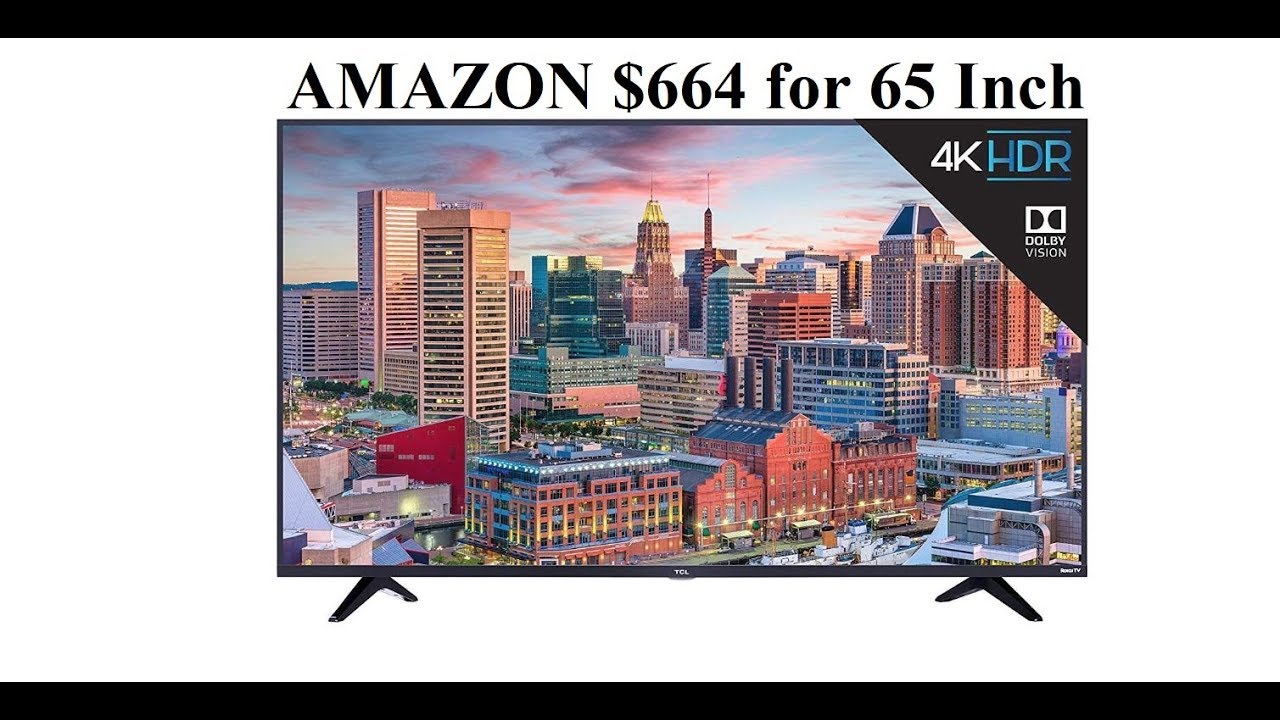 TCL 65S517 65-Inch 4K Ultra HD Roku Smart LED TV (2018 Model) sony samsung LED sharp