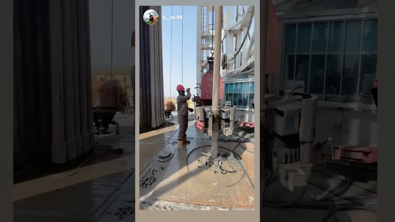 Iron roughneck in a Drilling rig