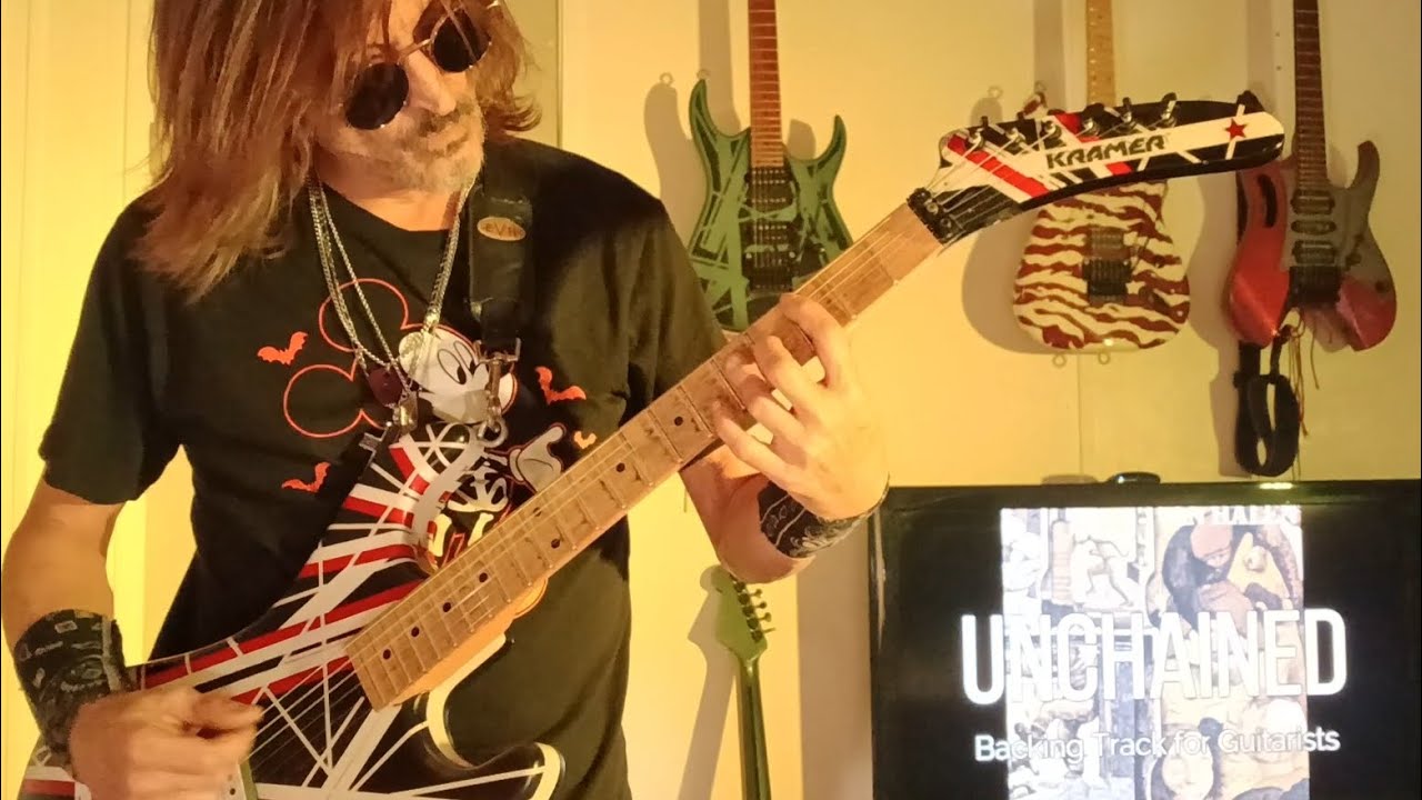 VAN HALEN ~ Unchained Guitar Cover - ISET Analog Galaxy Flanger 