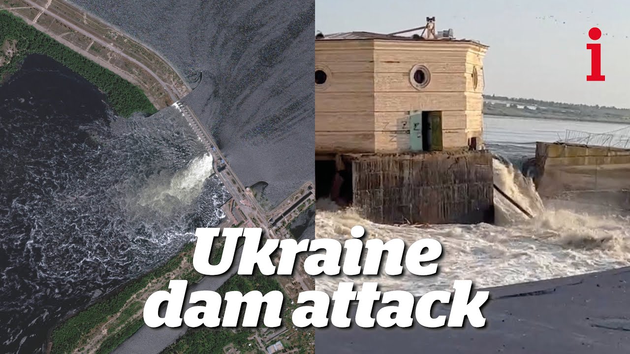 Ukraine dam attack: Floods after blast in Nova Kakhovka in Kherson