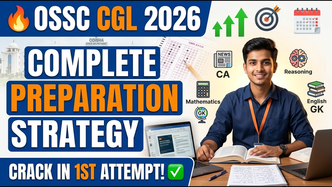 How to prepare OSSC CGL Prelims !