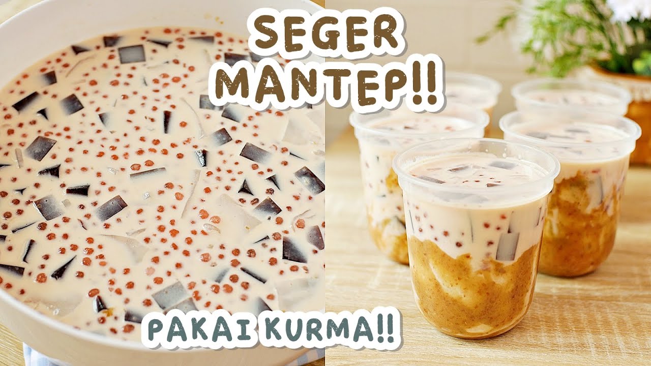 Ada Kurma?? Bikin ini Buat BUKA PUASA Besok!! KURMA SAGO  Seger Mantep Banget!!