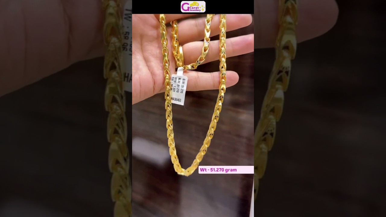 22 Carat Gold Men's Chain With Weight