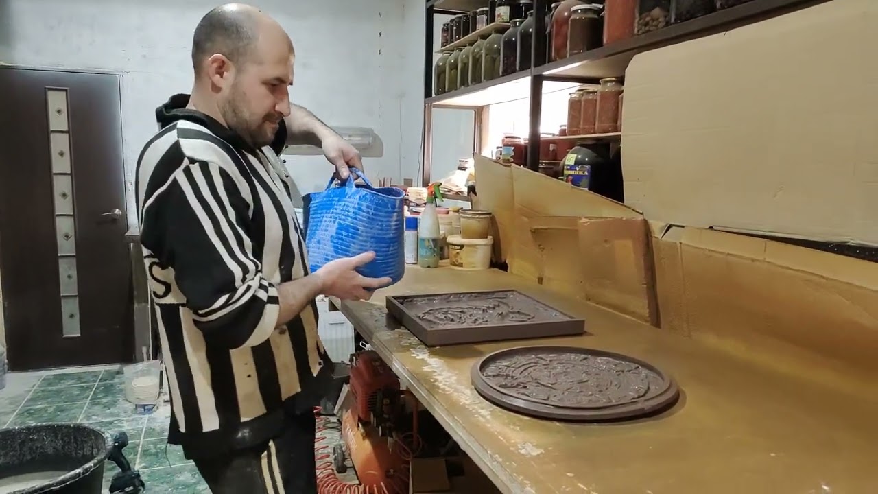 ЗАЛИВКА И РАСФОРМОВКА ПАННО ДРАКОН И КАЛЕНДАРЬ МАЙЯ!