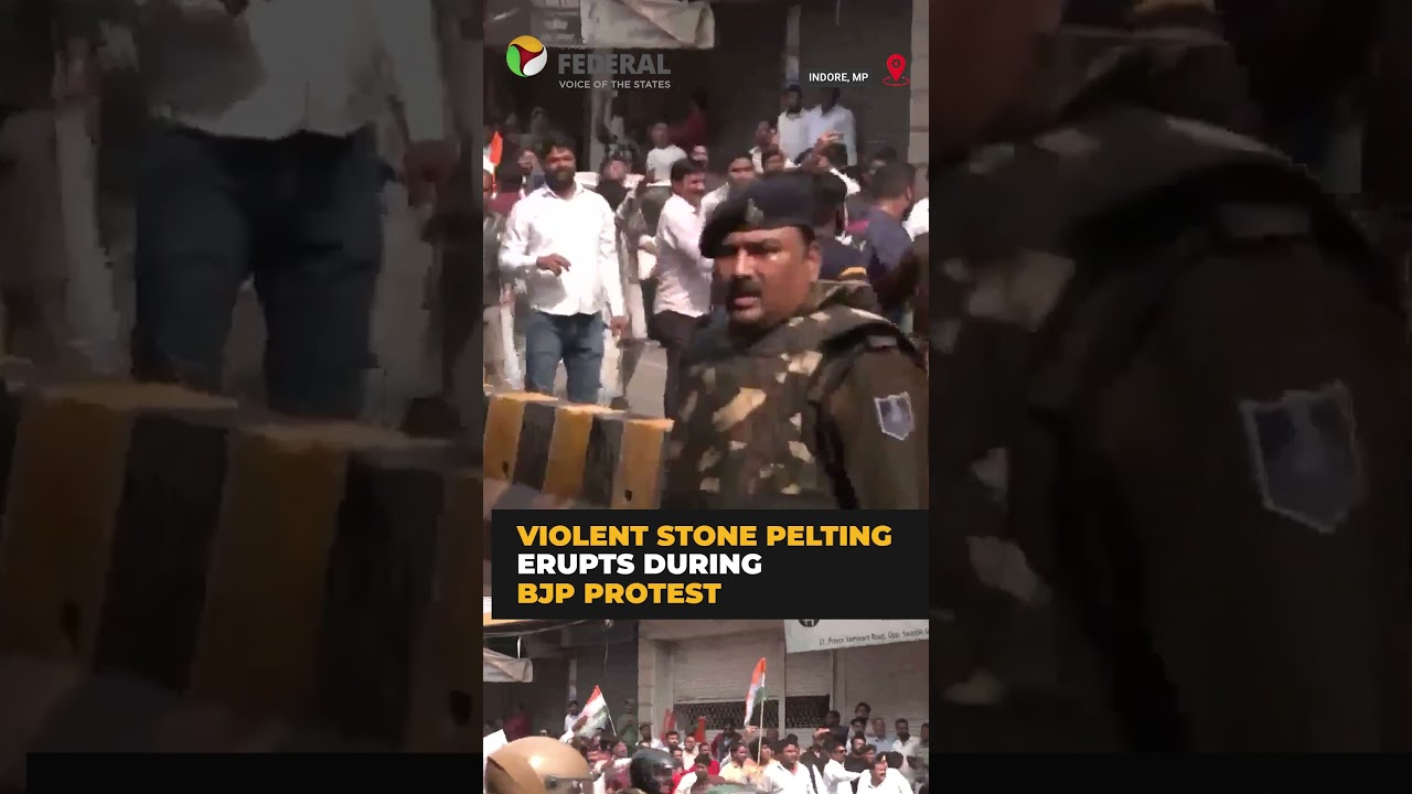 BJP and Congress workers clash in Indore over AI Summit