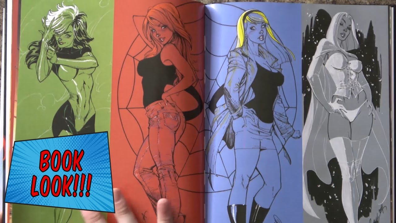 Some MARVEL art books from J Scott Campbell!